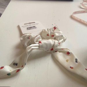 cute fruit scrunchie bow